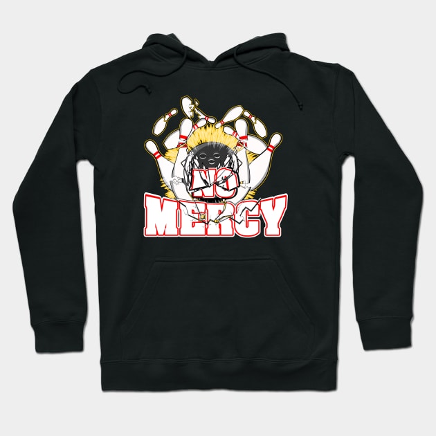 Bowling Pins Exploding No Mercy Hoodie by SteveW50